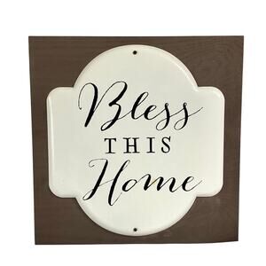 “Bless This Home” Wall Decor